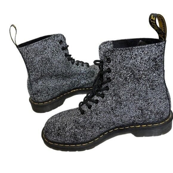 Dr. Martens 1460 PASCAL LEATHER SPLATTER PRINT BOOTS Men’s Size 10 - Picture 2 of 8